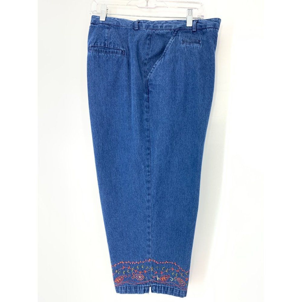 Women’s westbound II essentials embroider Capri jeans 22W 5846 - Picture 8 of 8